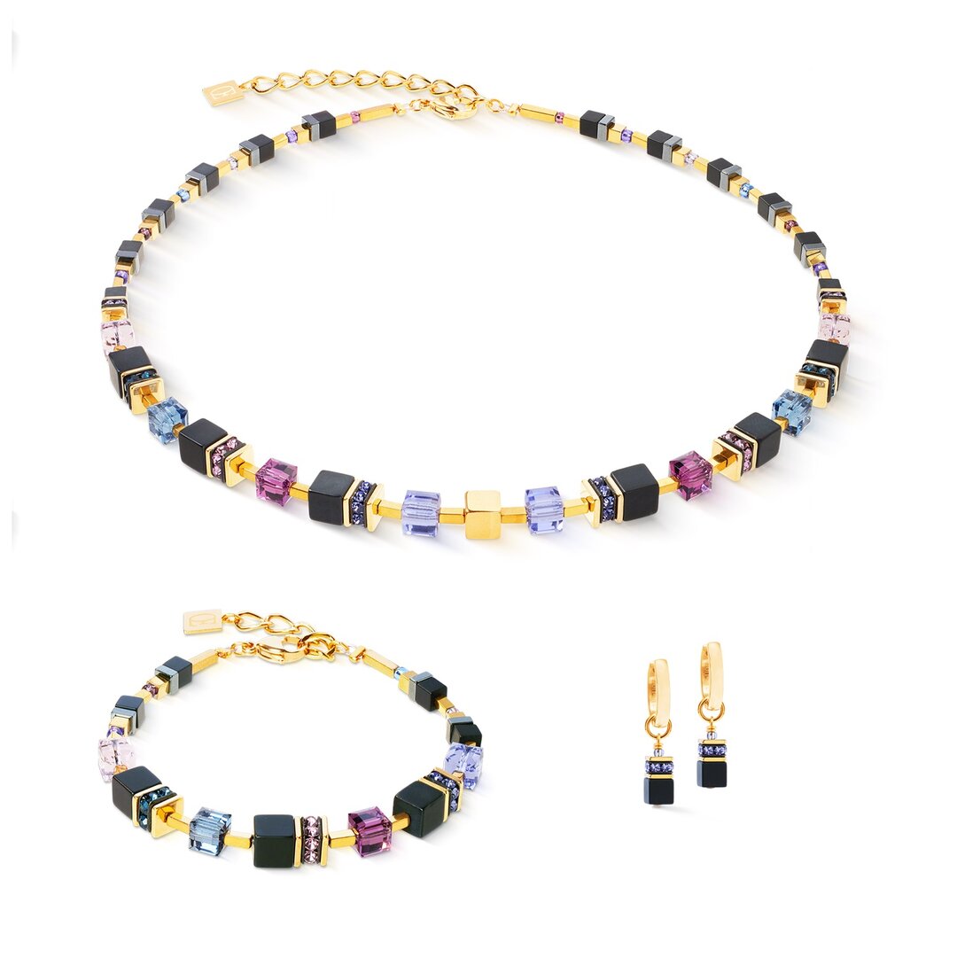 Coeur de Lion Armband 3043/ /1308 Blue Moon gold