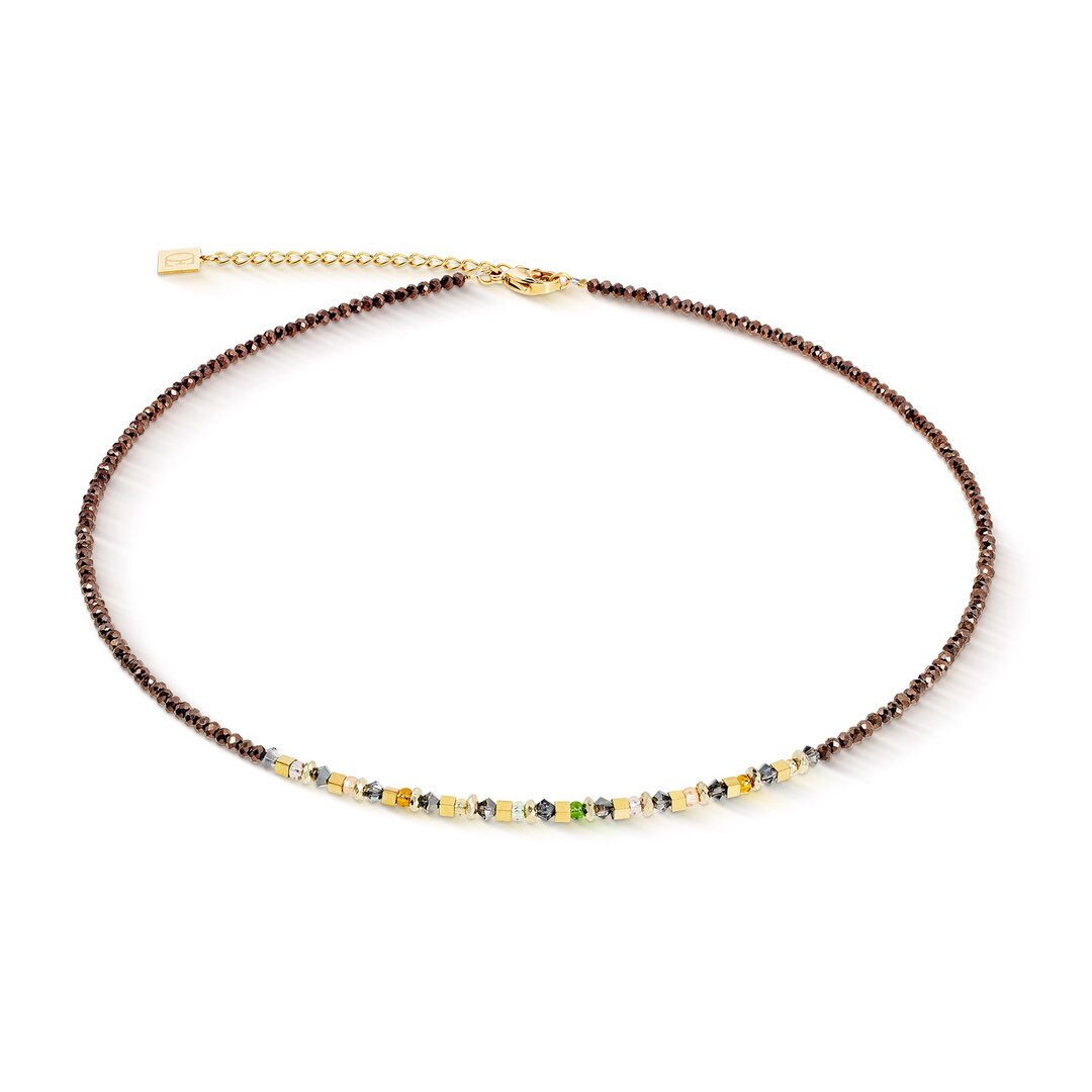 Coeur de Lion Ketting 4359/ /1109 Whisper brown-olive