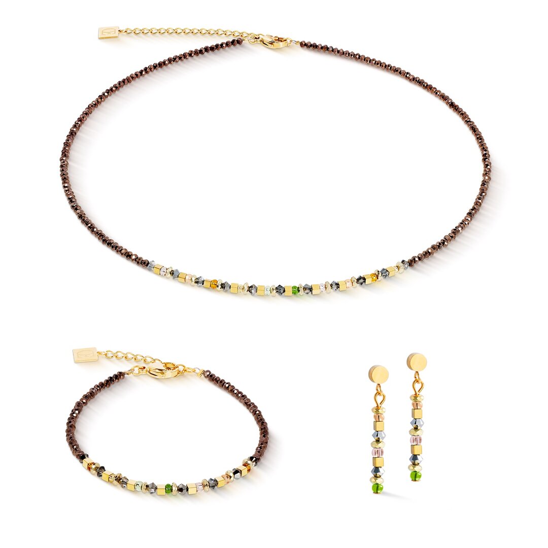 Coeur de Lion Ohrringe 4359/ /1109 Whisper brown-olive
