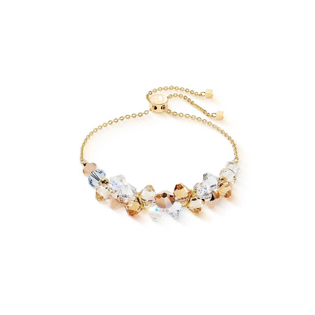 Coeur de Lion Armband 4639/ /1016 Dancing Crystals gold-beige