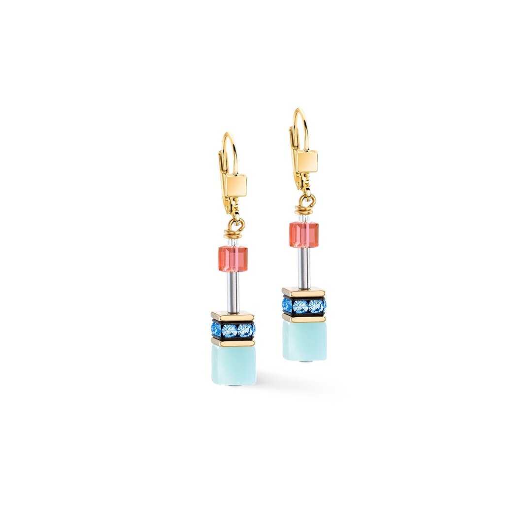 Coeur de Lion oorbellen 4905/ /1520 Iconic Precious Rainbow