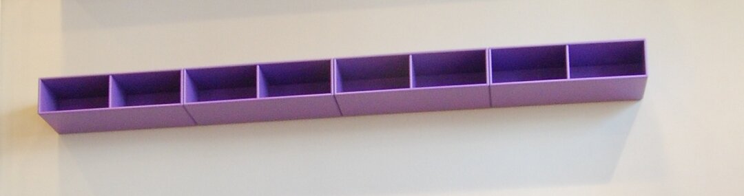 Meuble mural Montana violet 4 &eacute;l&eacute;ments 2,80 m de large, remise importante