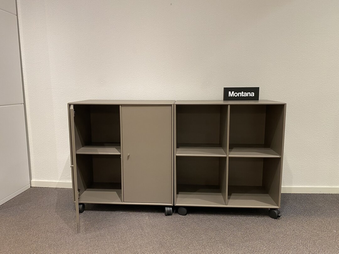 Montana Sideboard braun 2 Einheiten 1.39 m breit, hoher Rabatt