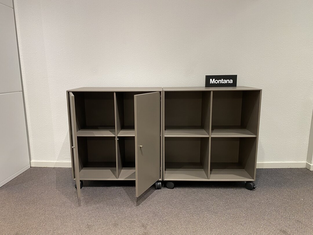 Montana Sideboard braun 2 Einheiten 1.39 m breit, hoher Rabatt