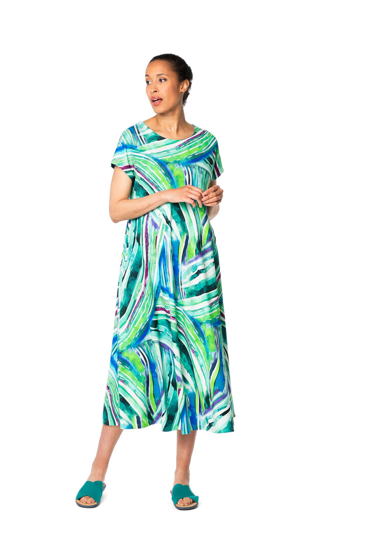 A&iuml;no, Kleid Amanda Long Palmeras 665