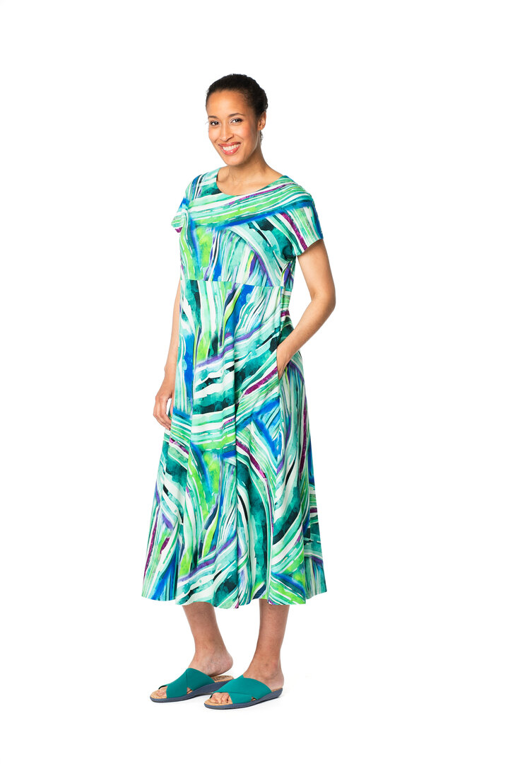 A&iuml;no,  Dress Amanda Long Palmeras 665