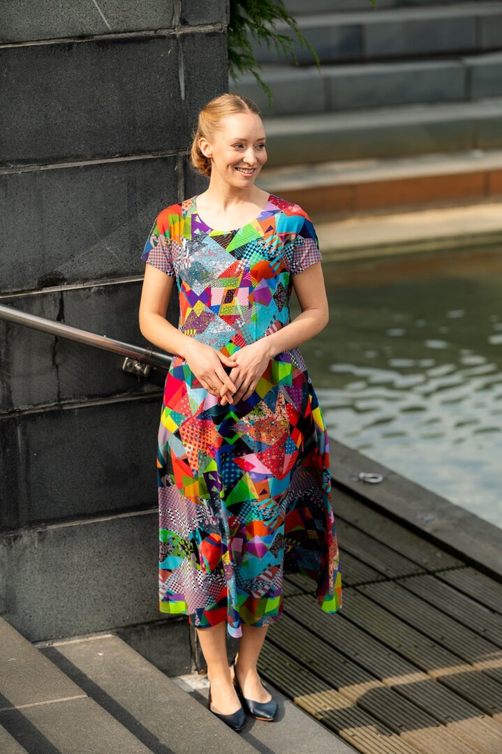 A&iuml;no, Kleid Amanda Long Art 124