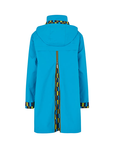 Regn Jacke Jodie turquoise, wasserdicht, winddicht und atmungsaktiv