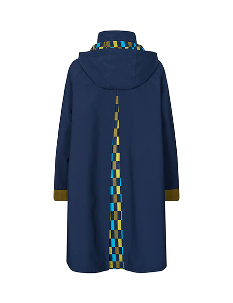 Regn Jacke Julia blau, wasserdicht, winddicht und atmungsaktiv