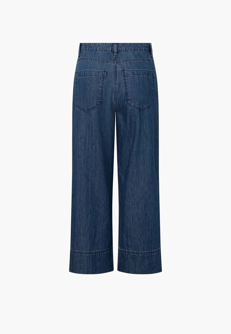 Laurie Hose, Modell Camille Straight Cropped blue denim 101278-49601