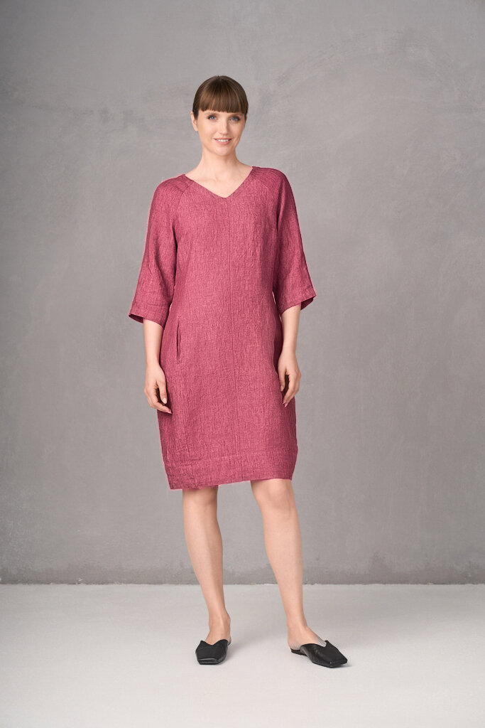 GR Nature kleding, jurk SAFA-1 281 raspberry