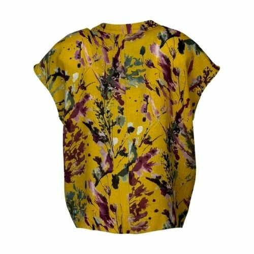 V&ecirc;tements GR Nature, chemisier FINLEY-1 284 yellow print