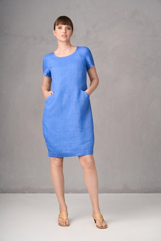 GR Nature v&ecirc;tements, robe LEILA-1 277 blue