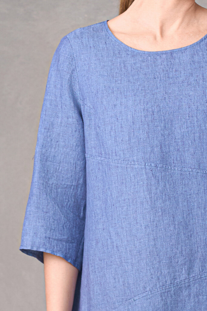 GR Nature v&ecirc;tements, robe BINGA-1 277 blue