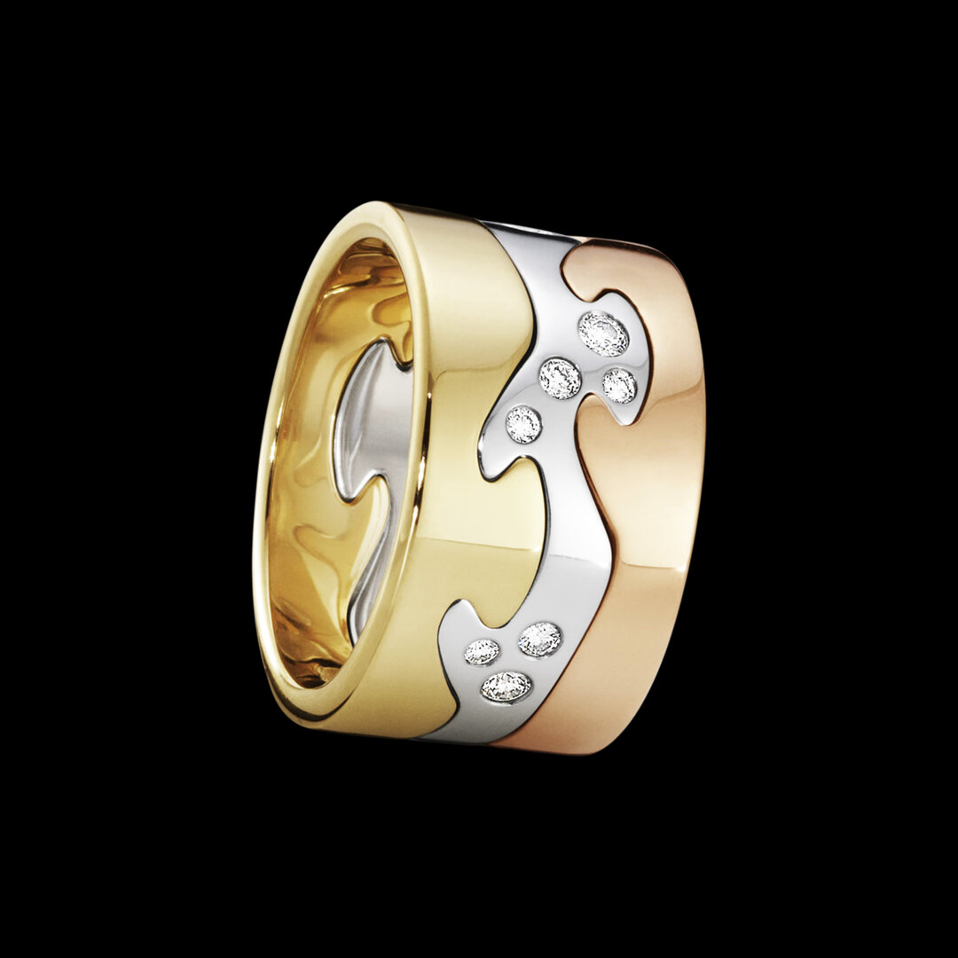 Georg Jensen Fusion Ring Gold 18 Karat