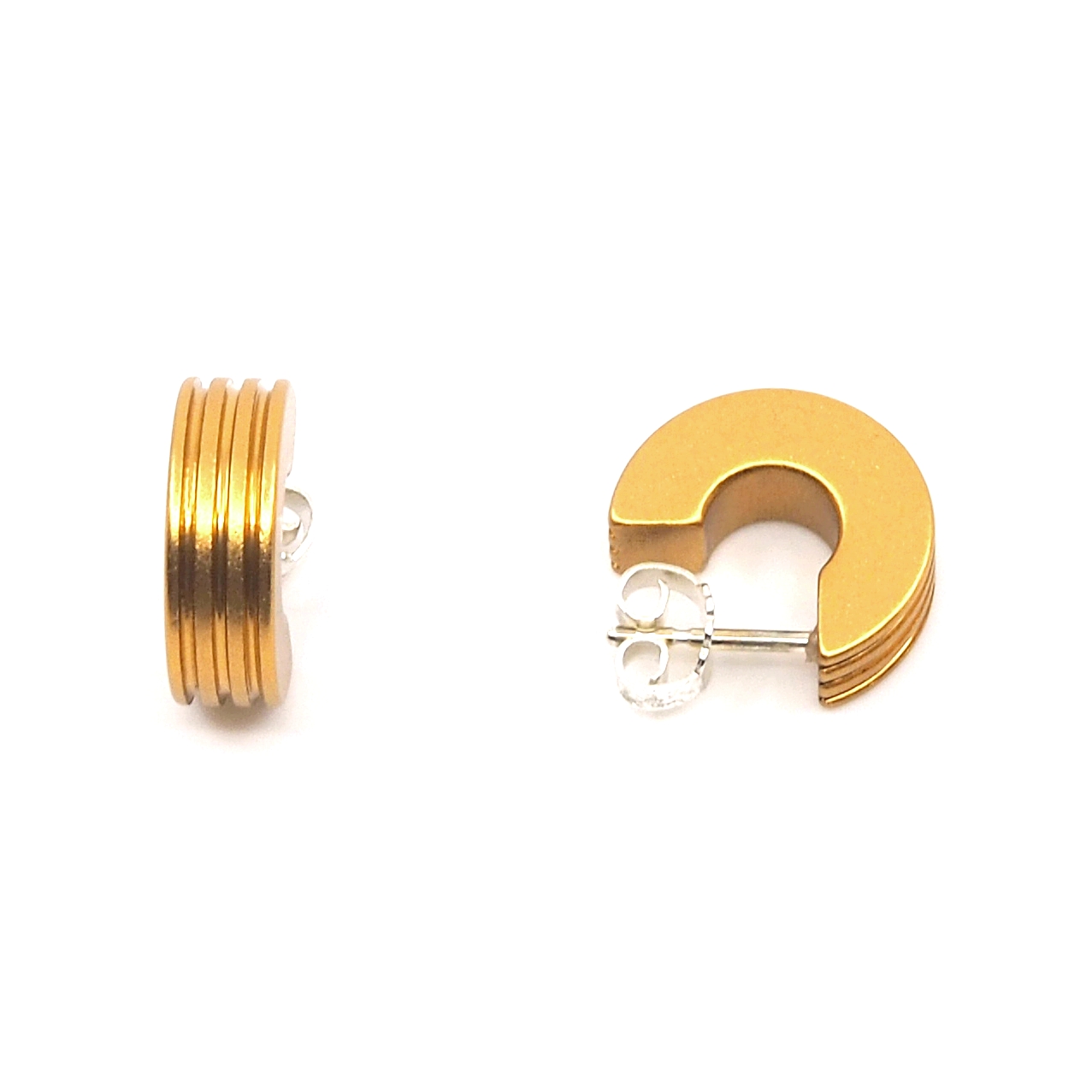 Otracosa sieraden goud oorbellen. Goud abrikoos oorbellen sieraden. Apricot