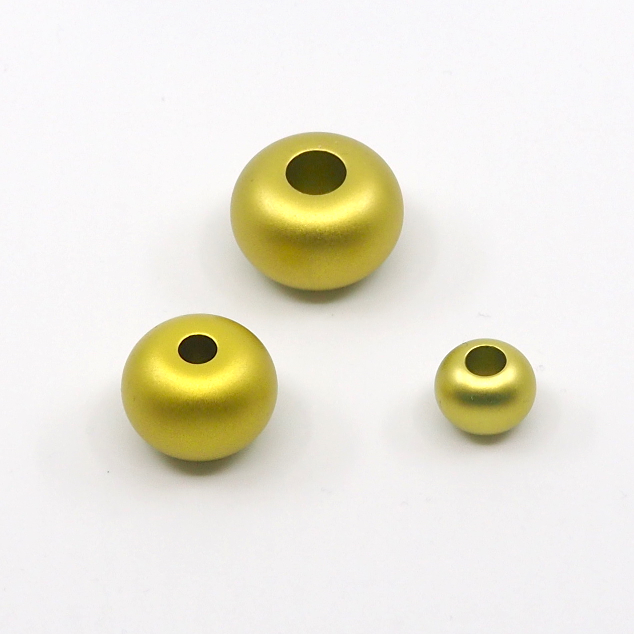 Otracosa sieraden geel kralen ketting helder neon geel, groot, middel, klein