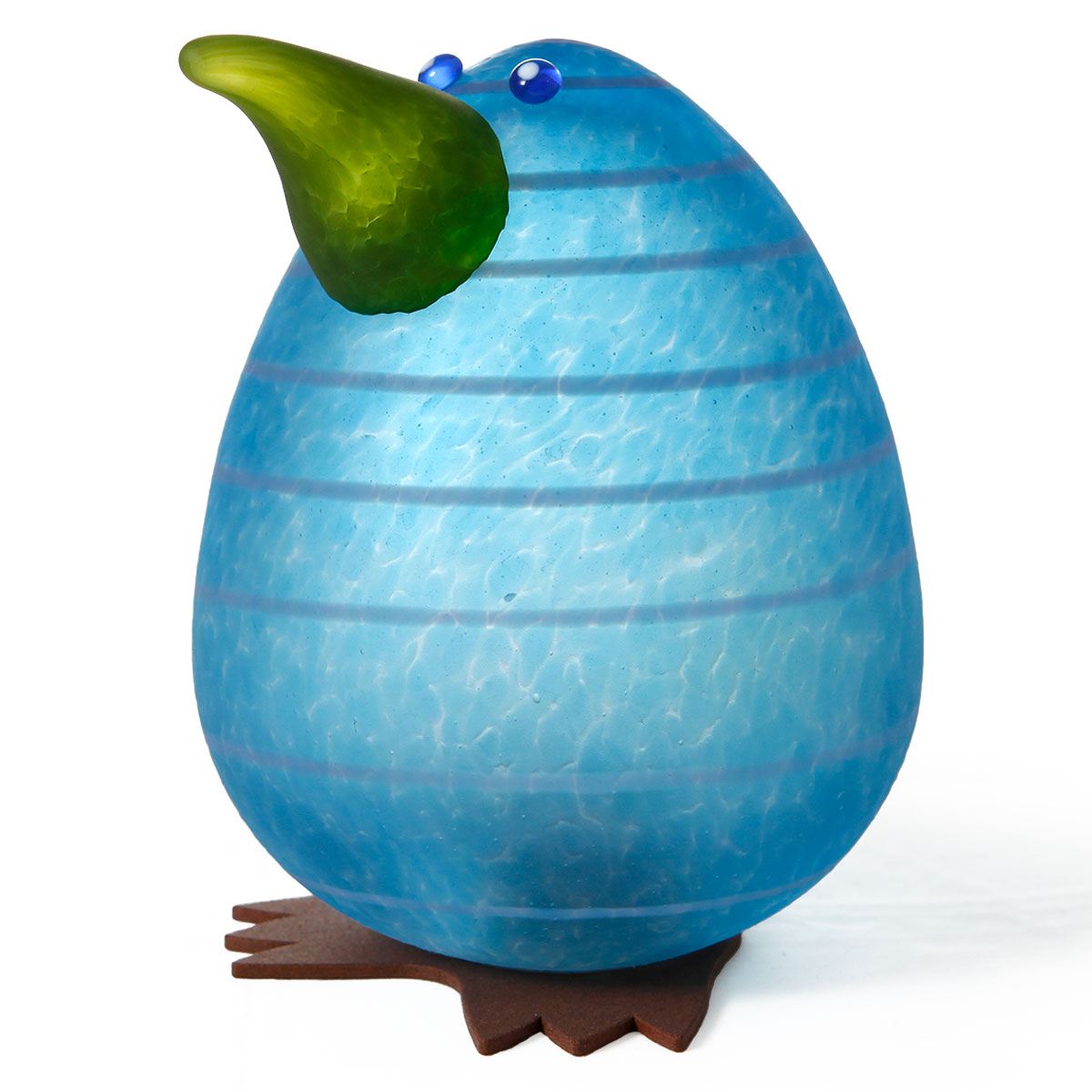 Borowski Kiwi Egg blauw ei glasobject