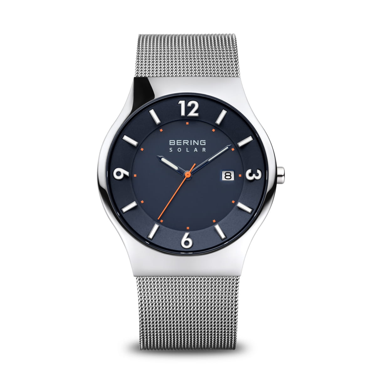 Bering Horloge Solar Zilver Gepolijst 14440-087