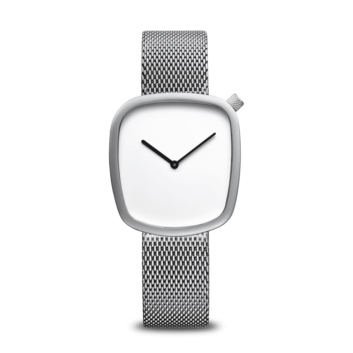 Bering Horloge Zilver Geborsteld pebble 18034-004 Dames