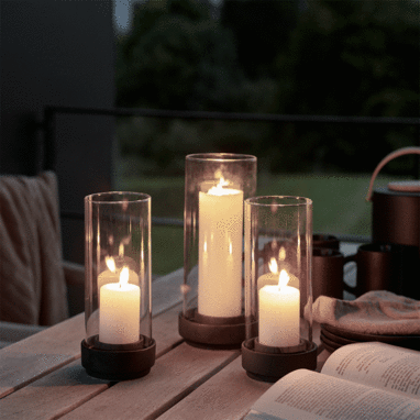Aanbieding, Stelton windlichten in 2 maten