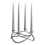 Georg Jensen Season kandelaar 4 kaarsen mat rvs