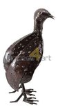 Metalen Parelhoen klein staand, metalen vogel | Birdwoods