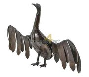 Metalen aalscholver groot, metalen vogel | Birdwoods