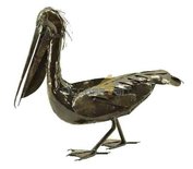 Metalen pelikaan, metalen vogel | Birdwoods