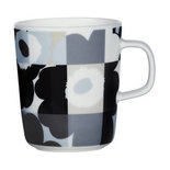 Marimekko servies Oiva/Unikko beker grijs 2,5 dl 065820