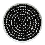 Marimekko servies Oiva klein bord wit/zwart 20 cm 067265-190