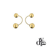 Diva Oorsteker Galaxy Goud Hoogglans
