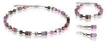 Coeur de Lion Ketting 2838/ /1119 Brown-Rose