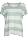 Two Danes shirt top Lucienne mintgroen wit