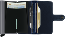 Secrid Miniwallet M Rango Blue Titanium portemonnee