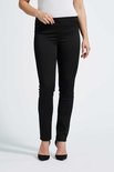 Laurie broek, model Vicky Slim basis katoen zwart 29311-99100