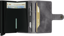 Secrid Miniwallet MV Vintage Grey-Black portemonnee