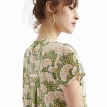 Zen Ethic zomerjurk Col V Petula green country, groen