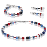 Coeur de Lion Oorbellen 2838/ /0703 Blue-Red