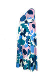 Mansted jurk kleding Miep blauw