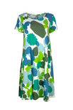 Mansted jurk kleding Miep blauw groen