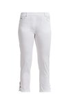 Laurie broek, model Hannah Regular Cropped basis tencel wit 28362-10122