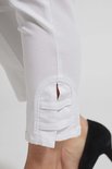Laurie broek, model Hannah Regular Cropped basis tencel wit 28362-10122