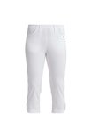 Laurie broek, model Dora Regular Capri 3/4 basis viscose wit 28042-10970