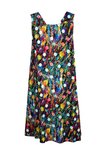 Aino jurk Hauska short multicolor flower print