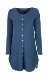 Mansted kleding Nesca lang vest donkerblauw