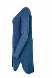 Mansted kleding Nesca lang vest donkerblauw