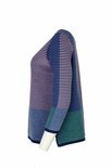 Mansted kleding Home trui donker blauw, blauw roze groen