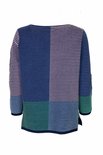 Mansted kleding Home trui donker blauw, blauw roze groen
