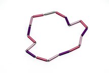 Apero collier 5.01 Roze-paars 45 cm